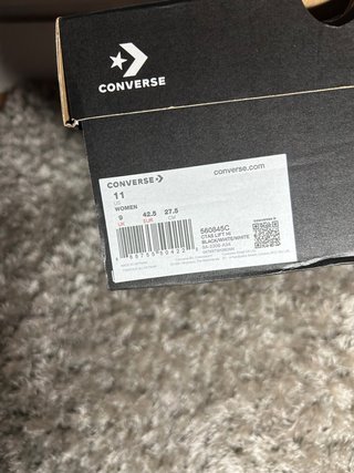 Converse CTAS Lift HI Negras
