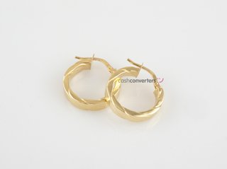 argollas oro 18k