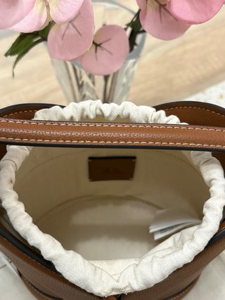 Bolso Zara Marrón Piel