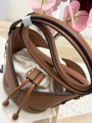 Bolso Zara Marrón Piel