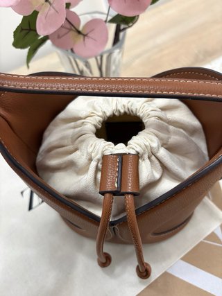 Bolso Zara Marrón Piel
