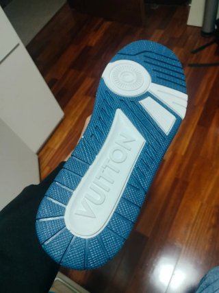 Zapatillas Louis Vuitton Azules y Blancas