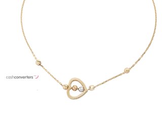 pulsera oro 18k con piedra con circonita