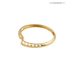 anillo oro 18k con circonita