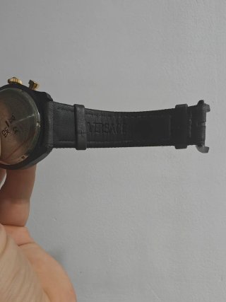 Reloj Versace Cronógrafo Negro y Dorado