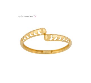 anillo oro 18k con circonita
