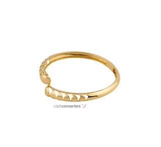 anillo oro 18k con circonita