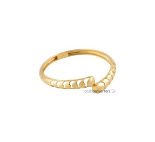anillo oro 18k con circonita