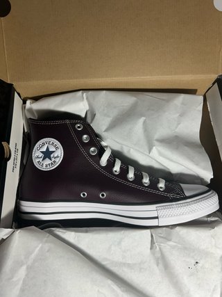 Converse CTAS HI Burdeos/Blanco Talla 42.5 UNISEX