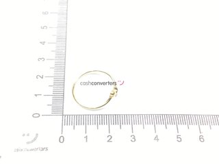 anillo oro 18k con circonita