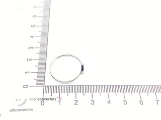 anillo oro 18k con circonita