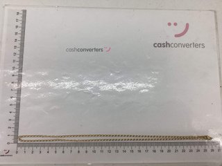 cadena oro 18k 25cm