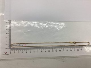 cadena oro 18k 20cm