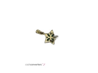 colgante oro 18k con piedra con circonita