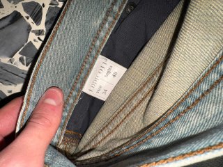 EDDICOTT Pantalone sabbiato blu