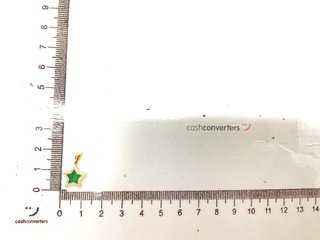 colgante oro 18k con piedra con circonita