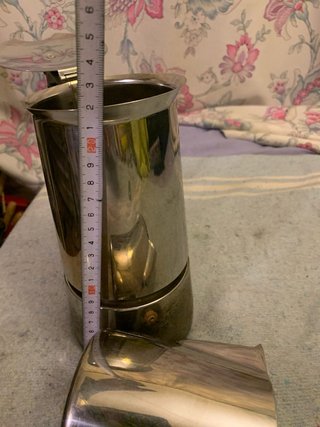 Cafetera Italiana CINO 6 Piezas + Bandej:inox18-10