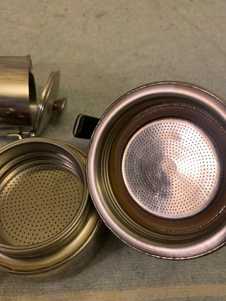 Cafetera Italiana CINO 6 Piezas + Bandej:inox18-10