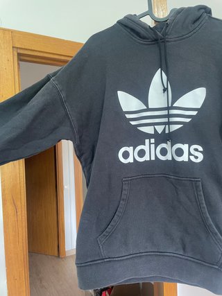 Sudadera Adidas Negra con Capucha