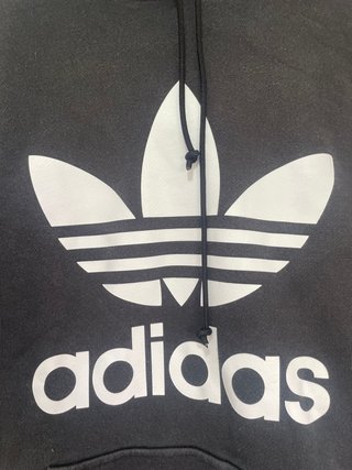 Sudadera Adidas Negra con Capucha