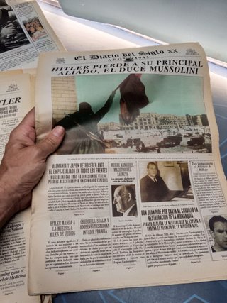 EL DIARIO DEL SIGLO XX, facsimil, 27 años, 27 periodicos
