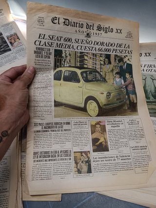 EL DIARIO DEL SIGLO XX, facsimil, 27 años, 27 periodicos