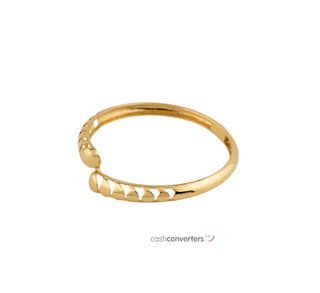 anillo oro 18k con circonita