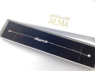 pulsera plata 925mm con piedra con circonita