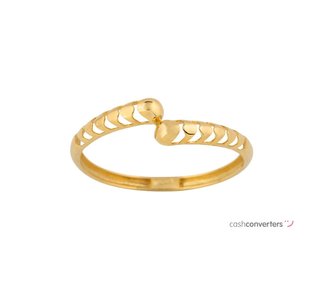 anillo oro 18k con circonita