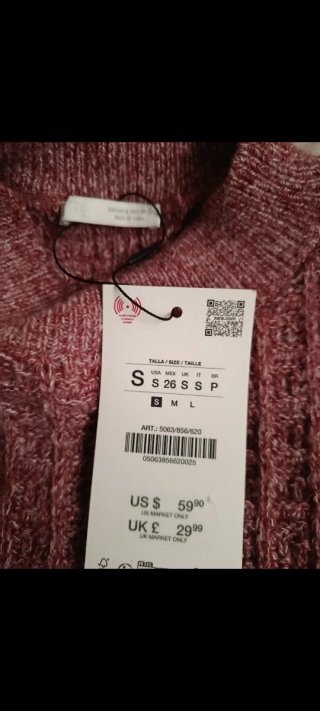 Vestido corto Zara rosa