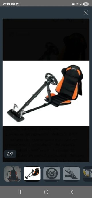 Volante y Asiento Subsonic Racing Pro