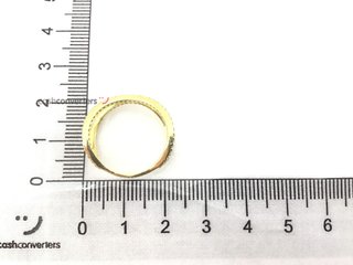 anillo oro 18k con piedra con circonita