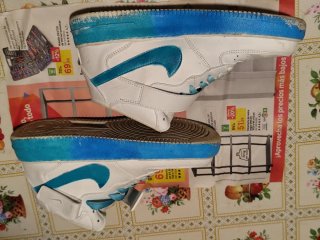 Nike Air Force 1 Mid con degradado