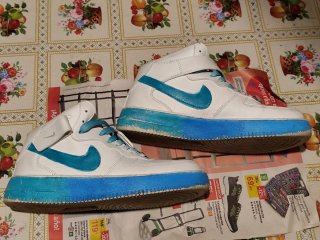 Nike Air Force 1 Mid con degradado