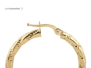 argollas oro 18k con circonita
