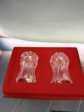 6 articulos, 4 en caja, cristaleria CRISTAL D´ARQUES + VIENNA CRYSTAL