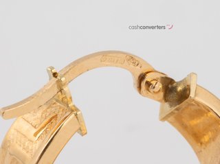 argollas oro 18k con circonita