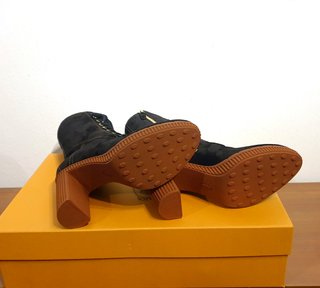 Stivaletti con tacco, pelle, nero, Tod's, n.41,5