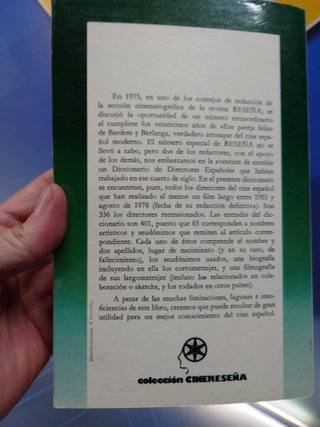 libros sobre cine, CINE ESPAÑOL DICCIONARIO DE DIRECTORES (1951-78)