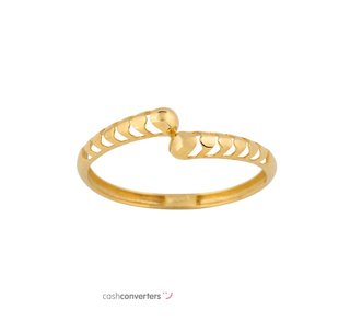 anillo oro 18k con circonita
