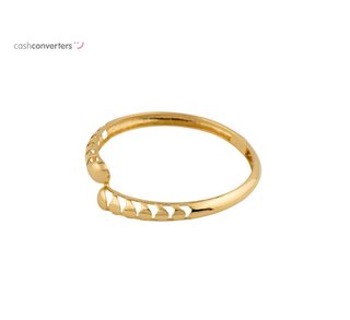 anillo oro 18k con circonita