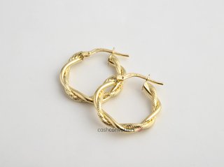 argollas oro 18k