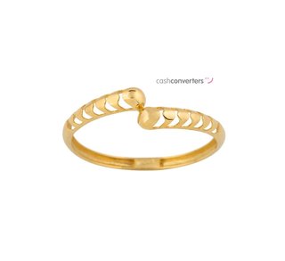 anillo oro 18k con circonita