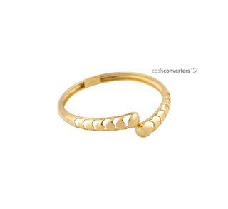 anillo oro 18k con circonita