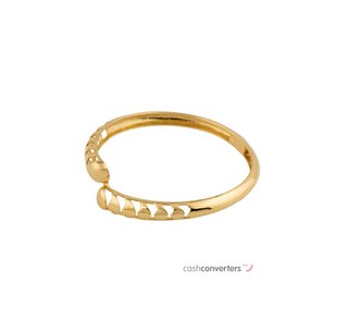 anillo oro 18k con circonita