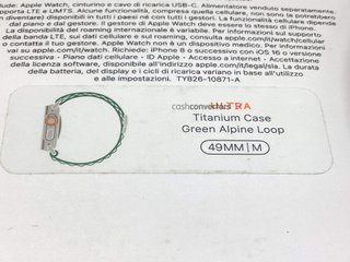 apple watch ultra 49mm (gps 4g) titanio