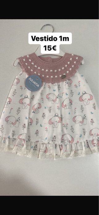 Vestido bebé 1m Juliana