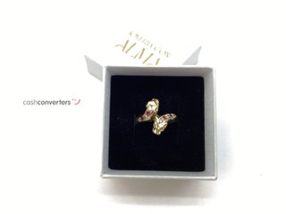 anillo oro 18k con piedra