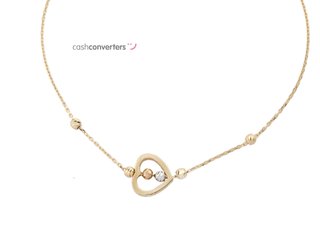 pulsera oro 18k con piedra con circonita
