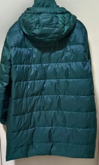 Parka Pedro del Hierro Verde Azulado Talla L
